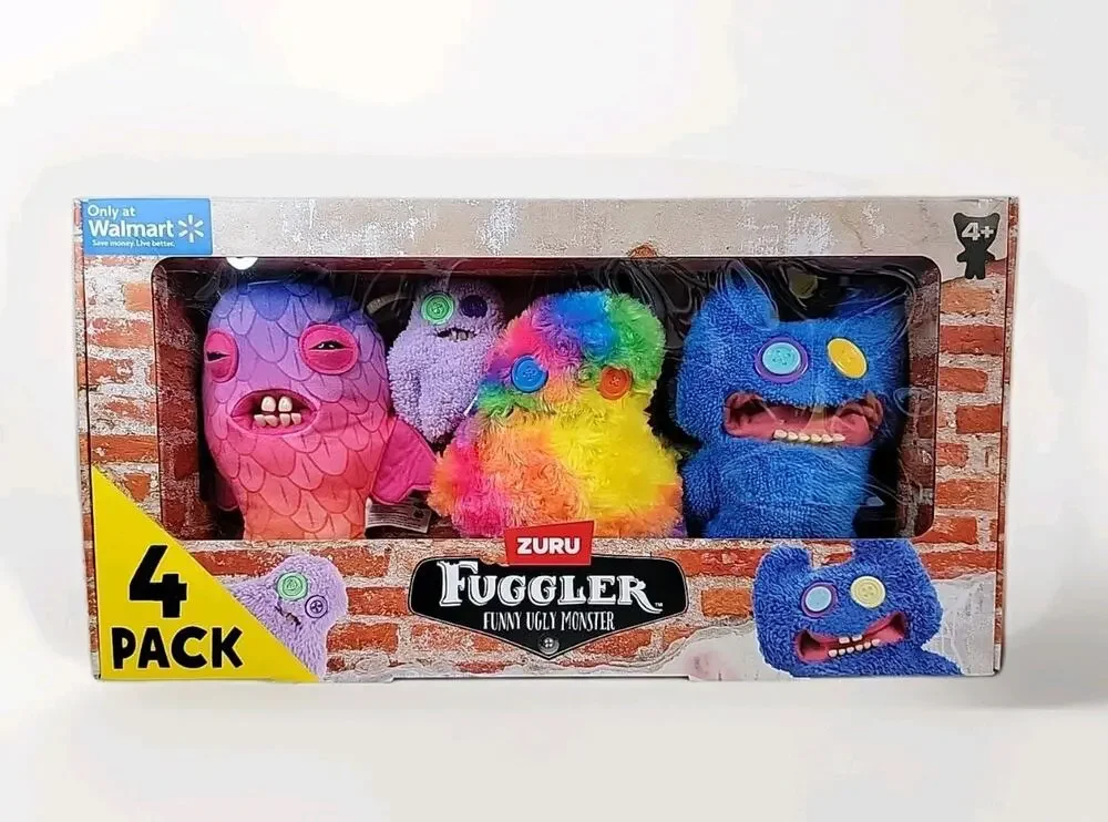 Zuru Fuggler Multipack Walmart Exclusive 4 Ugly Monster Plush